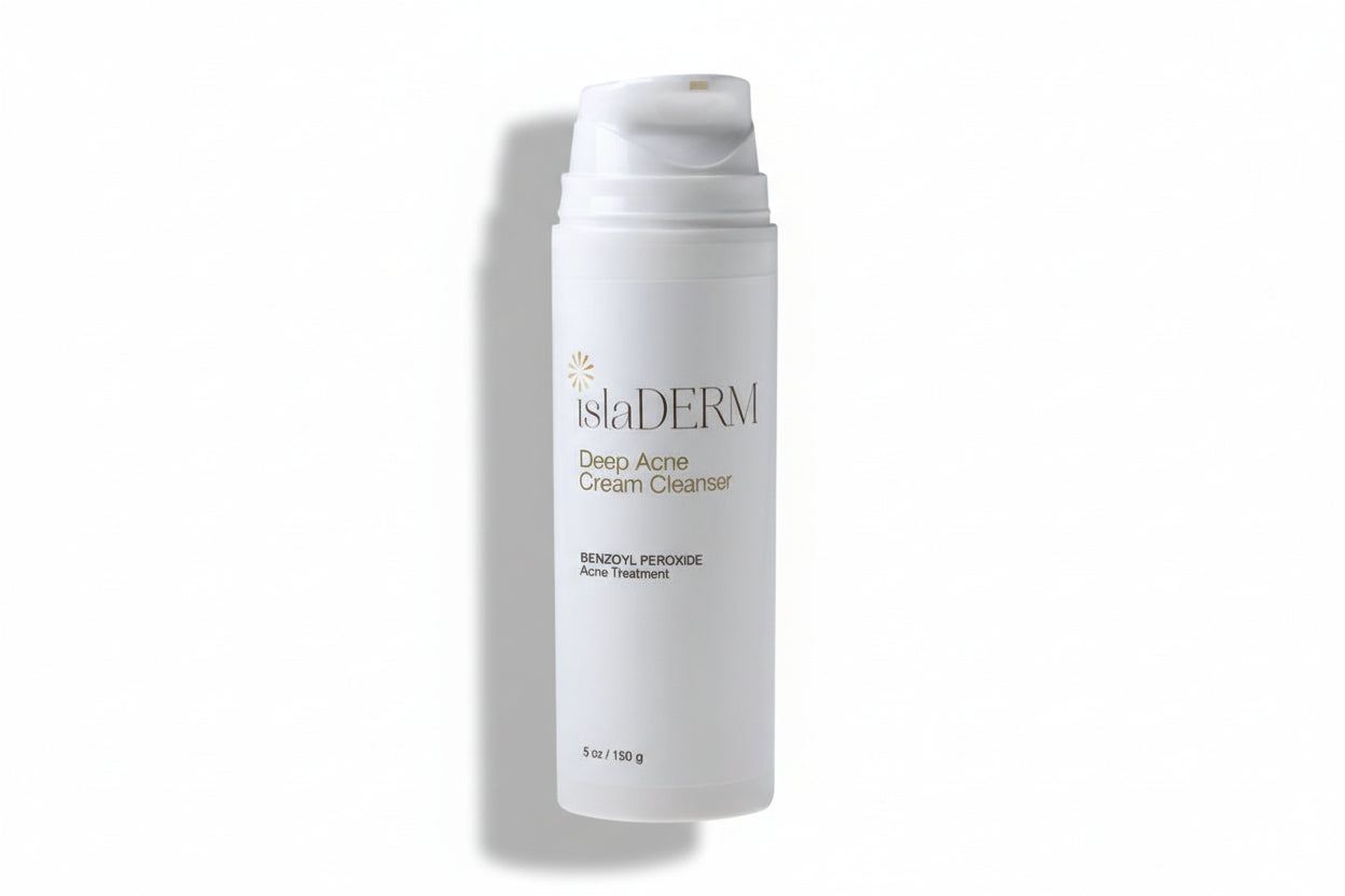 Deep Acne Cream Cleanser - IslaDERM 
